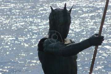 El temporal fisura del nuevo el hombro del Neptuno de Melenara/TA.