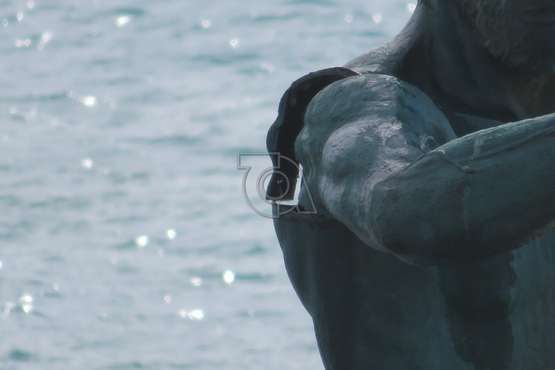 El temporal fisura del nuevo el hombro del Neptuno de Melenara/TA.