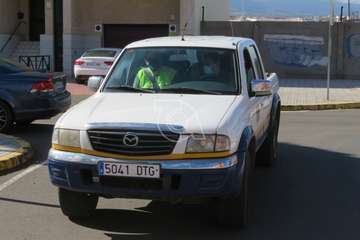 Una raya mantelina aparece muerta en la orilla de la playa de Salinetas/TA.