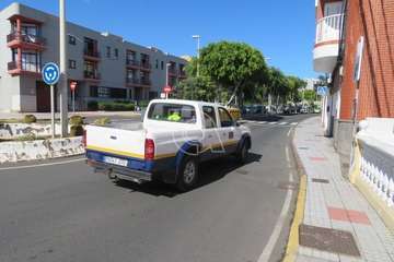 Una raya mantelina aparece muerta en la orilla de la playa de Salinetas/TA.