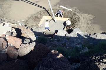 layas avanza en la ejecución del plan de rehabilitación del paseo marítimo de Telde/TA.