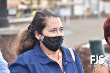 Izado de la bandera azul en Melenara/TA.