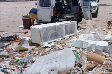 La Policía Medioambiental de Telde pilla infraganti un vertido ilegal en Tufia/TA.