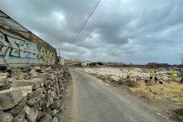 El Cabildo elimina del paisaje de Bocabarranco y Los Cascajos (Telde) las ruinas y escombros de décadas/TA.