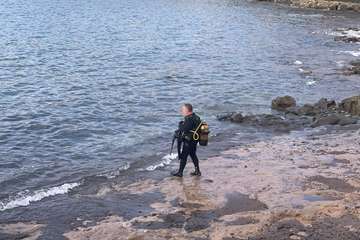 Zambullida en Tufia en la segunda jornada del VI Fotosub Costa de Telde/TA.