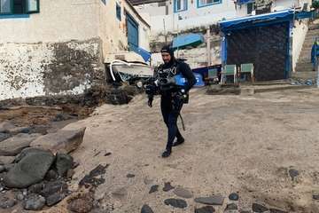 Zambullida en Tufia en la segunda jornada del VI Fotosub Costa de Telde/TA.