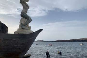 Zambullida en Tufia en la segunda jornada del VI Fotosub Costa de Telde/TA.