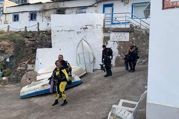 Zambullida en Tufia en la segunda jornada del VI Fotosub Costa de Telde/TA.
