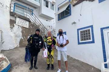 Zambullida en Tufia en la segunda jornada del VI Fotosub Costa de Telde/TA.