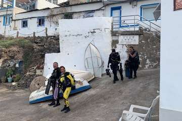 Zambullida en Tufia en la segunda jornada del VI Fotosub Costa de Telde/TA.