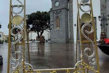 Telde se humedece con las primeras lluvias otoñales/Jesús Ruiz Mesa y Antonio Alí.