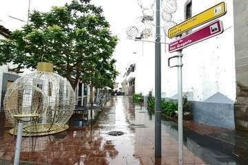 Telde se humedece con las primeras lluvias otoñales/Jesús Ruiz Mesa y Antonio Alí.