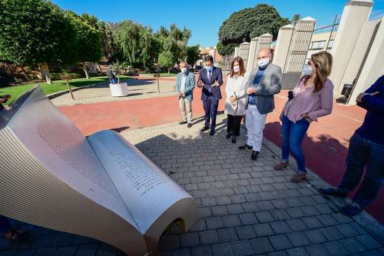 Telde pone en valor el renovado espacio del parque de San Juan en honor a Sanmao/TA.