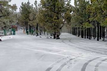 Manto de nieve en la cumbre de Telde y de Gran Canaria/Juan Carlos Alonso/C7.