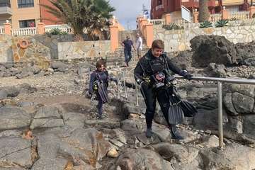Las aguas de Taliarte, punto de arranque del VII FotoSub Costa de Telde/TA.