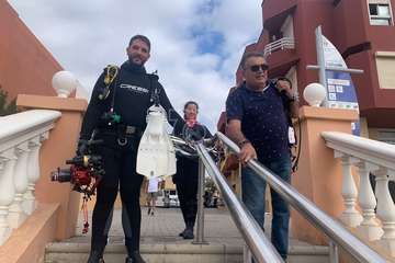 Las aguas de Taliarte, punto de arranque del VII FotoSub Costa de Telde/TA.