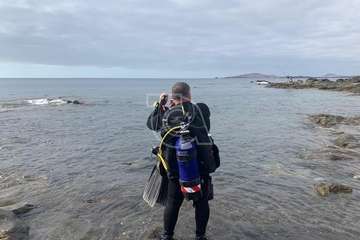 Las aguas de Taliarte, punto de arranque del VII FotoSub Costa de Telde/TA.