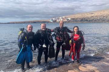 El VII FotoSub Costa de Telde se sumerge en las aguas cristalinas de Tufia/TA.