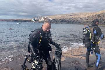 El VII FotoSub Costa de Telde se sumerge en las aguas cristalinas de Tufia/TA.