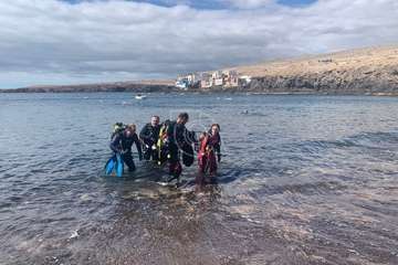 El VII FotoSub Costa de Telde se sumerge en las aguas cristalinas de Tufia/TA.
