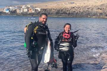 El VII FotoSub Costa de Telde se sumerge en las aguas cristalinas de Tufia/TA.
