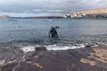 El VII FotoSub Costa de Telde se sumerge en las aguas cristalinas de Tufia/TA.