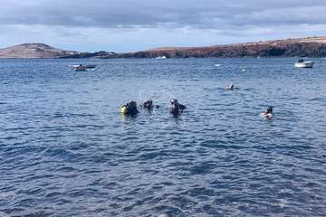 El VII FotoSub Costa de Telde se sumerge en las aguas cristalinas de Tufia/TA.