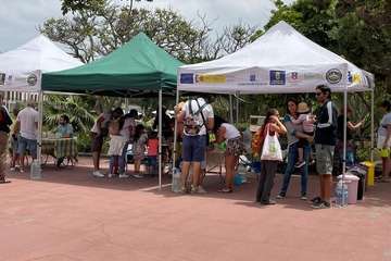 Domingo agroecológico en el parque urbano de San Juan (Telde)/TA.