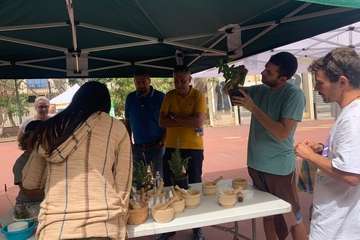 Domingo agroecológico en el parque urbano de San Juan (Telde)/TA.