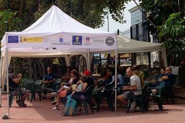 Domingo agroecológico en el parque urbano de San Juan (Telde)/TA.