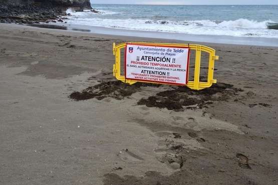 Telde cierra al baño la playa de La Garita por altos niveles de bacterias en el agua/TA.