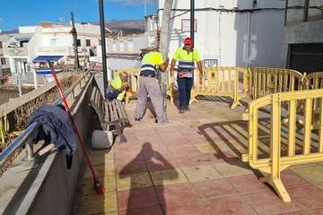 Playas acomete acciones de mejoras en la zona costera de Ojos de Garza (Telde)