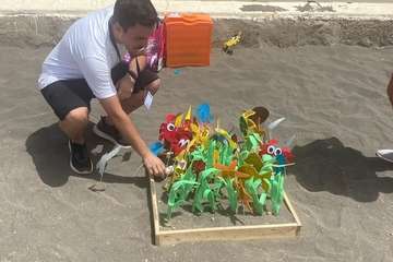 Lidia Mejías resalta el trabajo de concienciación de los alumnos del PFAE Senderos en Telde/TA.