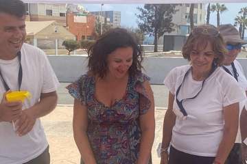 Lidia Mejías resalta el trabajo de concienciación de los alumnos del PFAE Senderos en Telde/TA.