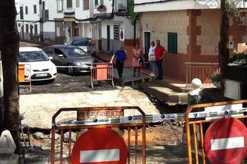 Ciuca corrobora que la tromba de agua de este domingo no ocasionó daños mayores en Telde/TA.