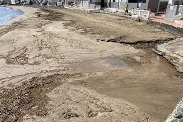 Ciuca corrobora que la tromba de agua de este domingo no ocasionó daños mayores en Telde/TA.