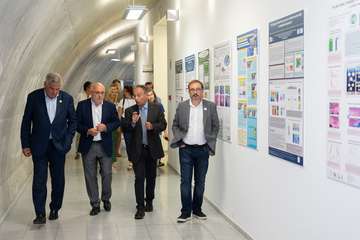 Visita a las instalaciones científicas de la ULPG en la costa de Taliarte-Telde/TA.