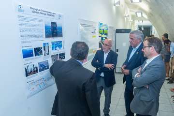 Visita a las instalaciones científicas de la ULPG en la costa de Taliarte-Telde/TA.