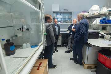 Visita a las instalaciones científicas de la ULPG en la costa de Taliarte-Telde/TA.