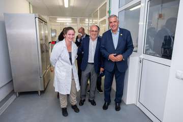 Visita a las instalaciones científicas de la ULPG en la costa de Taliarte-Telde/TA.