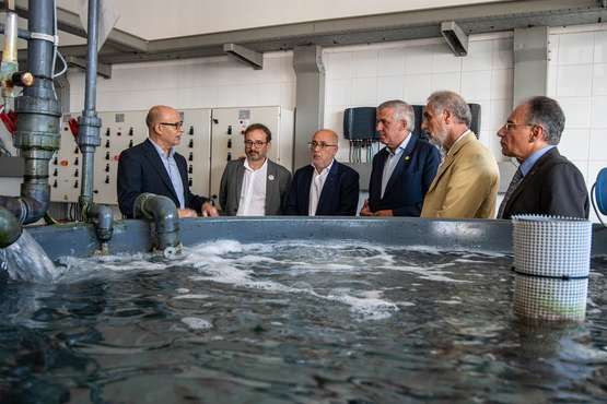 Visita a las instalaciones científicas de la ULPG en la costa de Taliarte-Telde/TA.