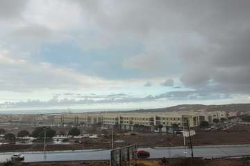 La lluvia regresa a Telde aunque de forma serena/TA.