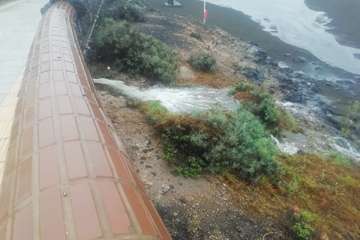 Efectos de las lluvias de la tormenta tropical Hermine en Telde/TA.