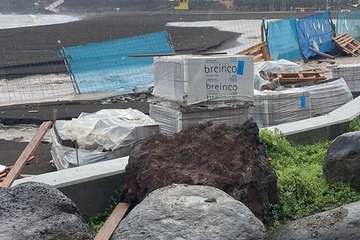 Efectos de las lluvias de la tormenta tropical Hermine en Telde/TA.