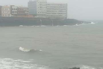 Efectos de las lluvias de la tormenta tropical Hermine en Telde/TA.