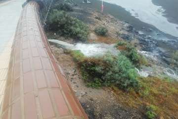 Efectos de las lluvias de la tormenta tropical Hermine en Telde/TA.