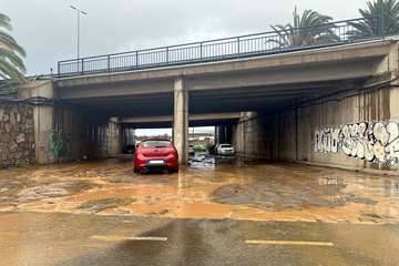 Efectos de las lluvias de la tormenta tropical Hermine en Telde/TA.