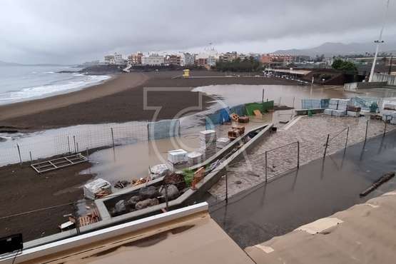 Efectos de las lluvias de la tormenta tropical Hermine en Telde/TA.