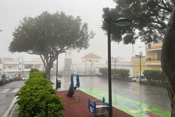 Efectos de las lluvias de la tormenta tropical Hermine en Telde/TA.