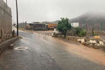 Efectos de las lluvias de la tormenta tropical Hermine en Telde/TA.